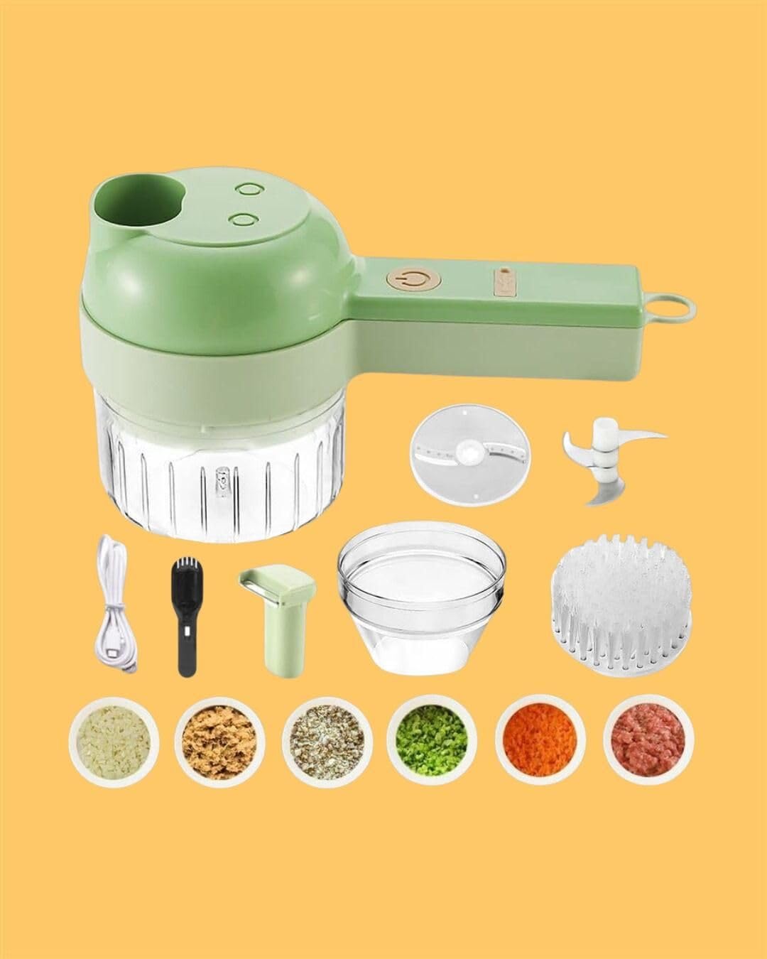 Portable Electric Vegetable Cutter Set