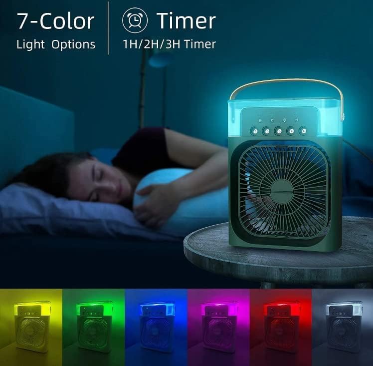 Portable Humidifier Air Cooler Mist Fan Mini Cooler for Home