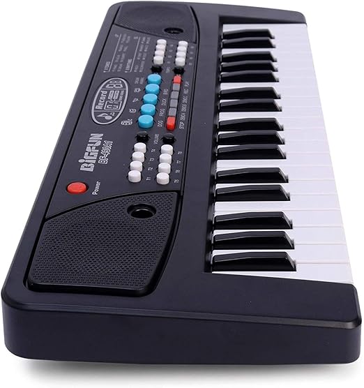37 Key Piano Keyboard Toy with DC Power Option, Recording and Mic for Kids
