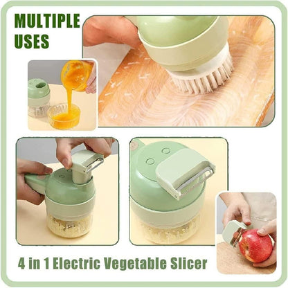 Portable Electric Vegetable Cutter Set