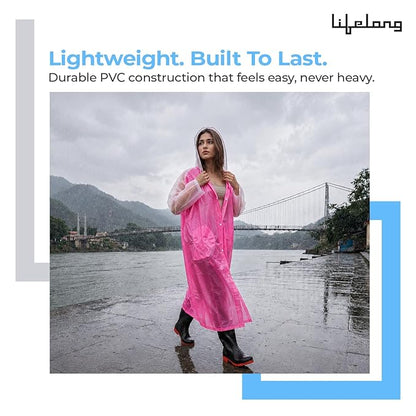 Lifelong Raincoat Waterproof for Women| 100% Waterproof Rainwear for Women & Girls
