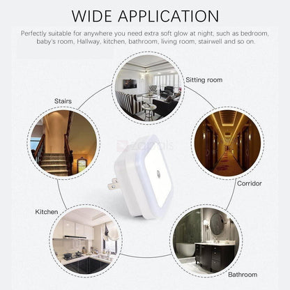 Night Lamp Sensor Led Light with Plug Type