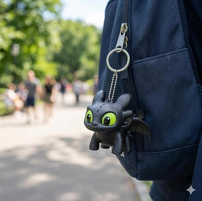 Dragon Keychain Toy with LED Eyes