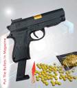 BLACK TOY GUN Guns & Darts  (Black)