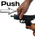 BLACK TOY GUN Guns & Darts  (Black)
