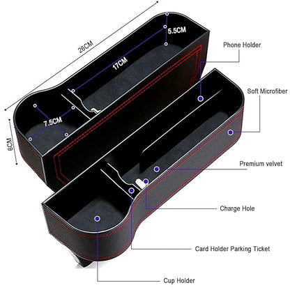 Car Seat Gap Filler Organizer (2 Piece) for vehicles
