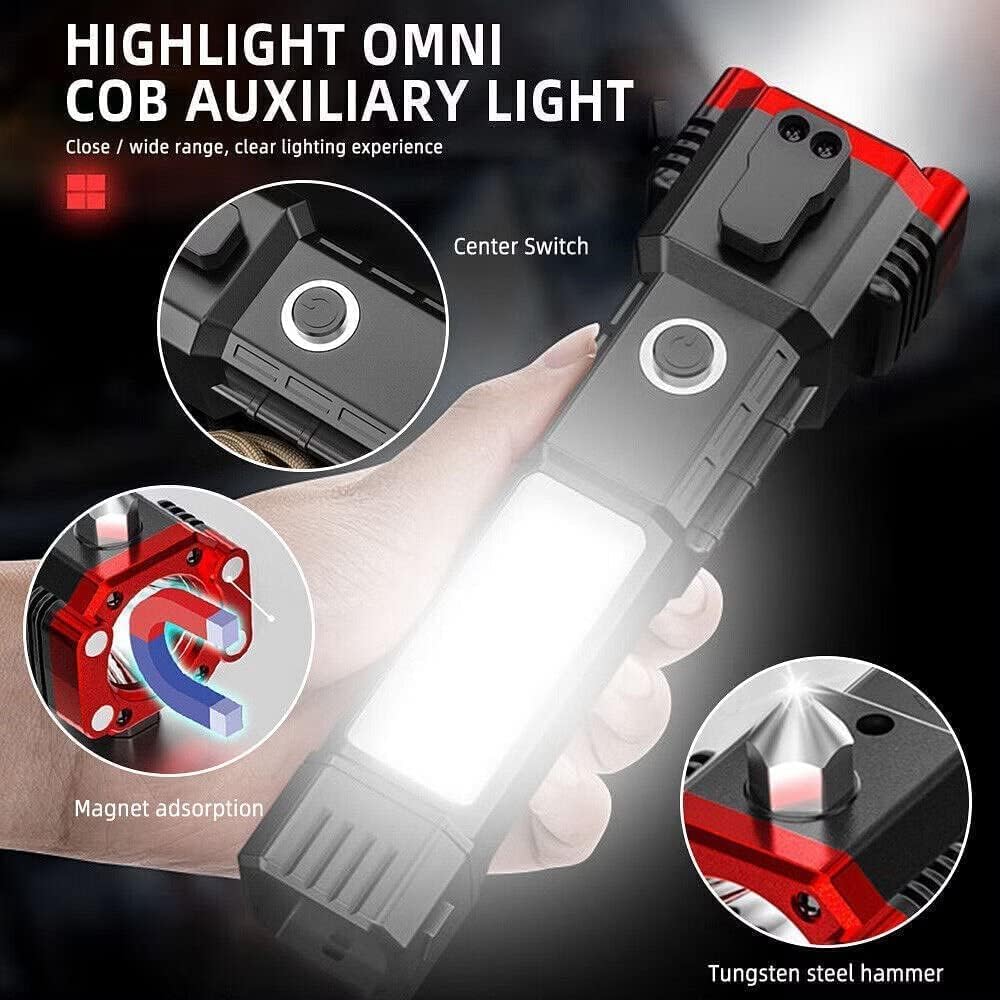 Torch light, LED 3W Torch Light Rechargeable Torch Flashlight