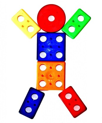 Geometric Shape Sorting Toy for Toddlers Early Learning Puzzle Blocks Column Set for Kids