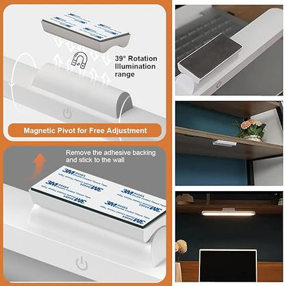 LED Motion Sensor Closet Lights,Rechargable Battery Operated Under Cabinet Light Motion Sensor Light