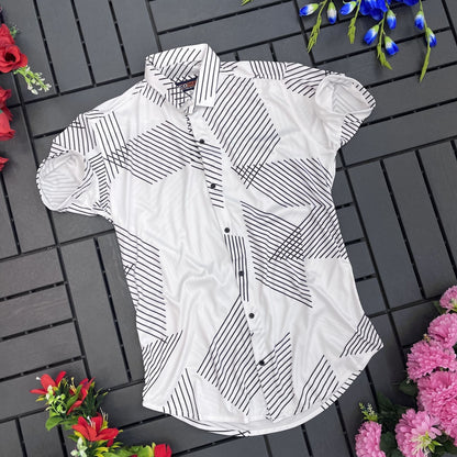 Men Regular Fit Printed Casual Shirt