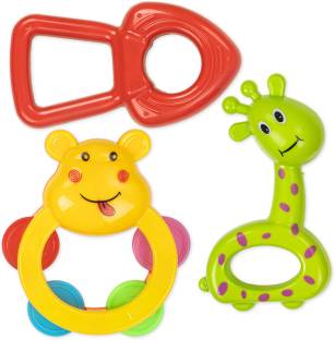Newborn baby toys Rattles Set for Babies 0-6 Months, 5 Rattle Set