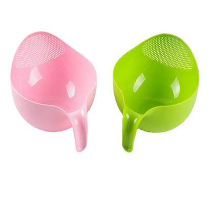 Plastic Colander Sieve Rice Washing Filter Kitchen Plastic Washing Colander