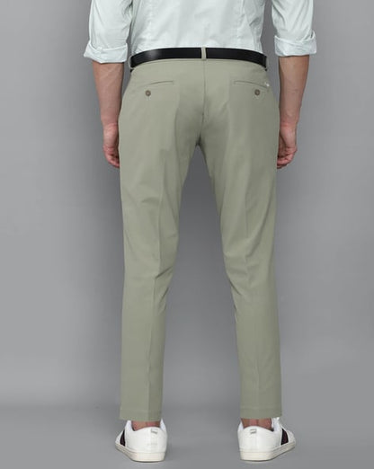 Solid Slim Fit Trousers