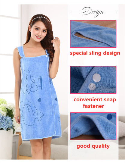 Wholesale magic Bath Towels Lady Girls children SPA Shower Towel Body Wrap Bathrobe Wearable Beach Dress
